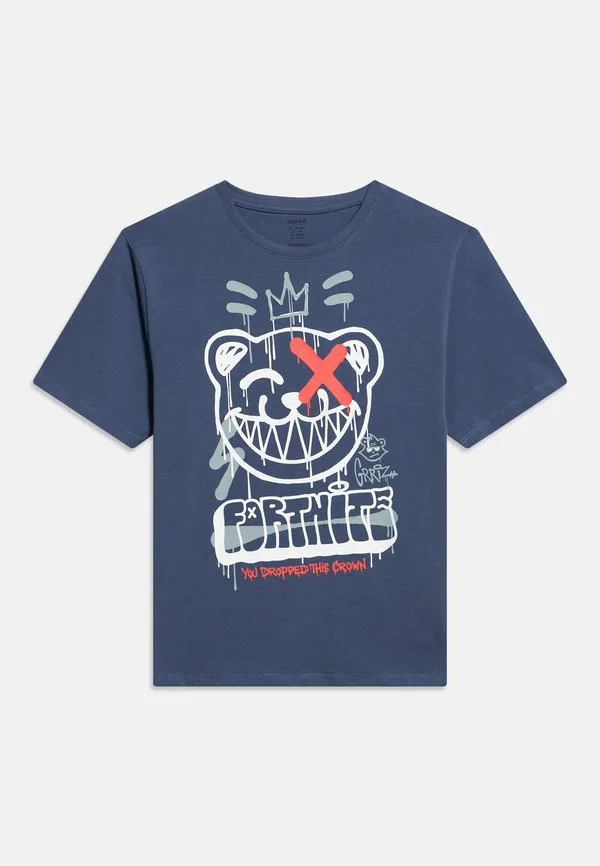 Nkmfrans футболка с принтом bfu fortnite nreg box Name It, Vintage Indigo — фото 3