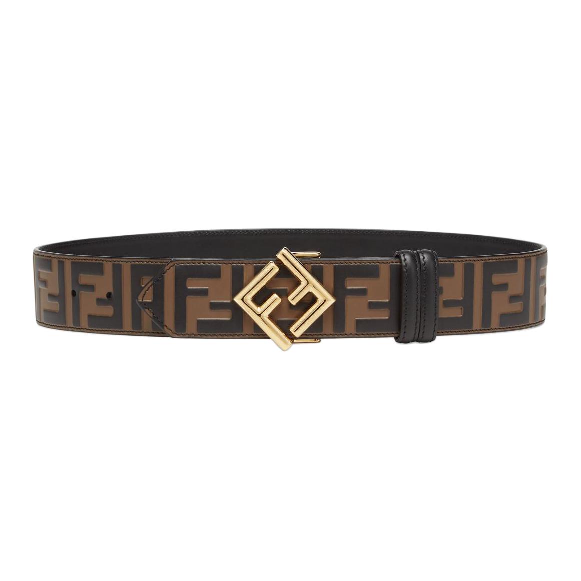 

Ff Diamonds Buckled Reversible Belt FENDI