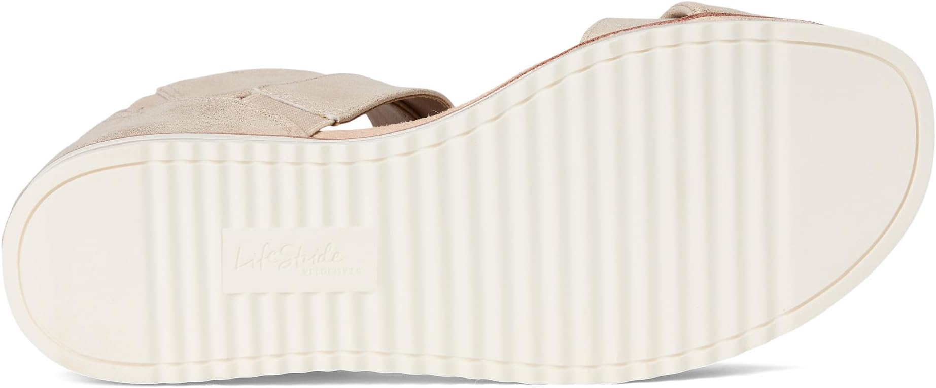 Сандалии LifeStride Zoom, цвет Platino Gold Metallic — фото 3