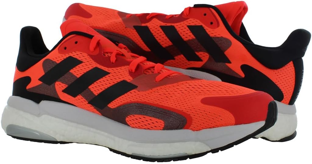 Мужские беговые кроссовки Adidas, черный/красный — фото 3