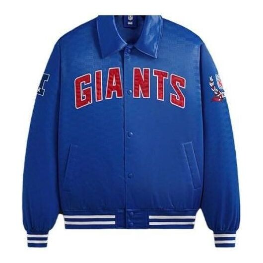 

Куртка for the nfl: giants satin bomber jacket 'current' Kith, синий