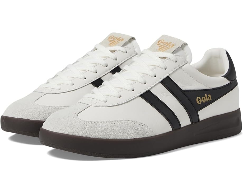 

Кроссовки Gola Cyclone Leather, цвет White/Black/Dark Gum, Белый, Кроссовки Gola Cyclone Leather, цвет White/Black/Dark Gum