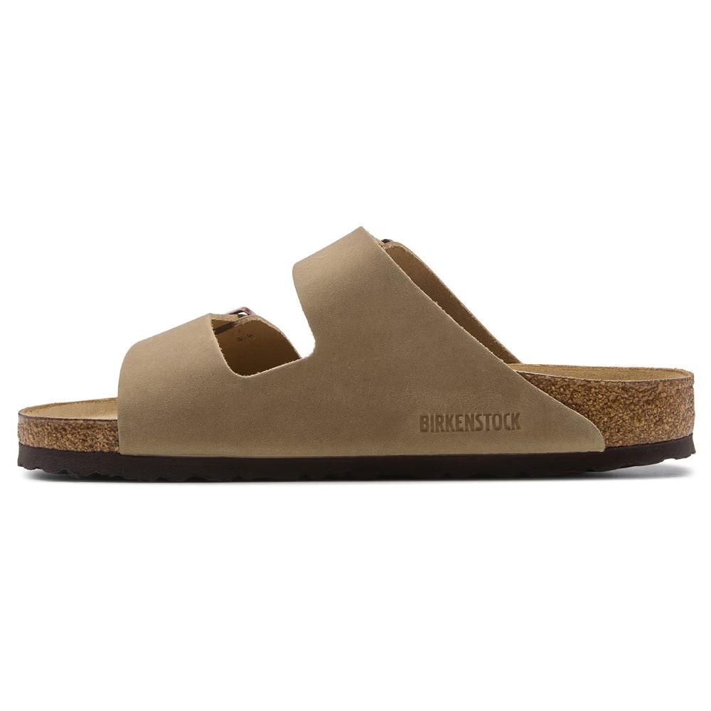 Сандалии Birkenstock Arizona Leather Soft Footbed, коричневый — фото 3