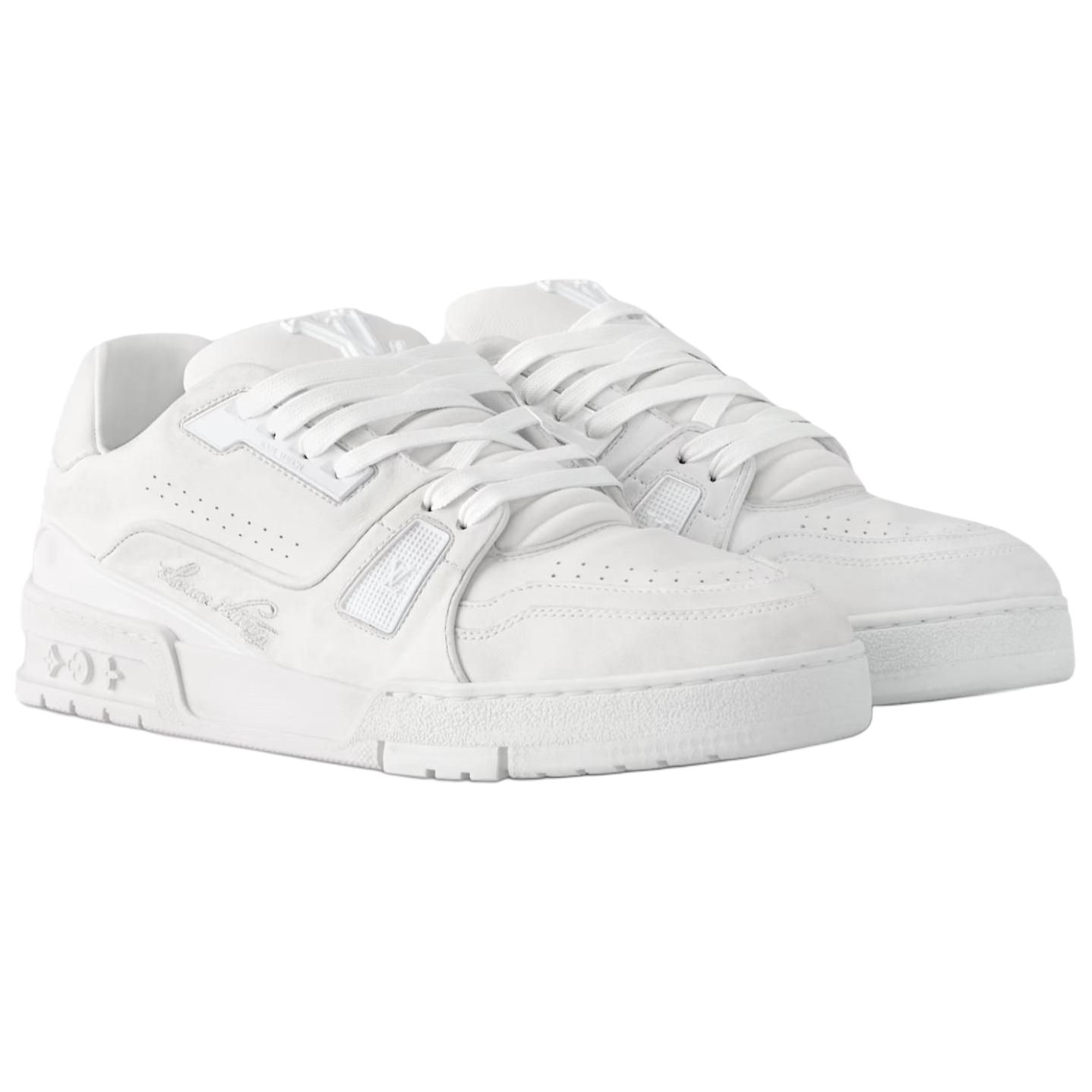 Кроссовки Louis Vuitton Unisex White Vintage Old Low-Top Skateboard — фото 3
