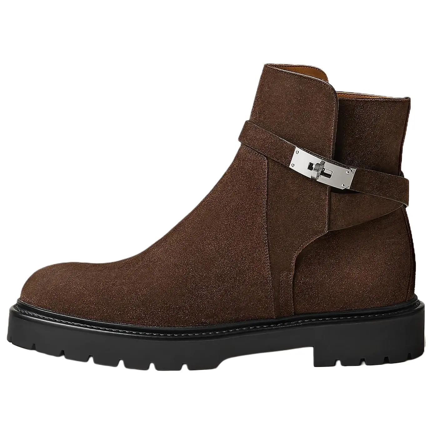 

HERMES Ботинки Jeff Ankle Boots 3,5 см, мужские, коричневые