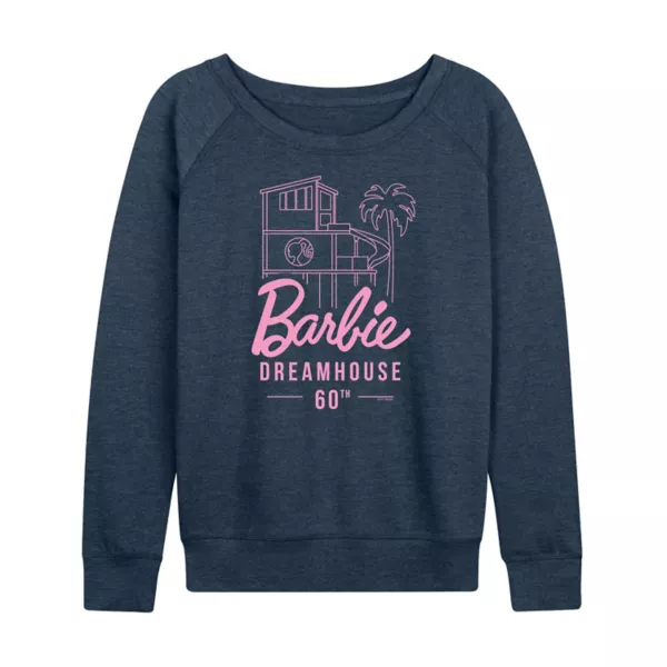 

Женская футболка с длинным рукавом Dreamhouse 60th из французского трикотажа Barbie, индиго