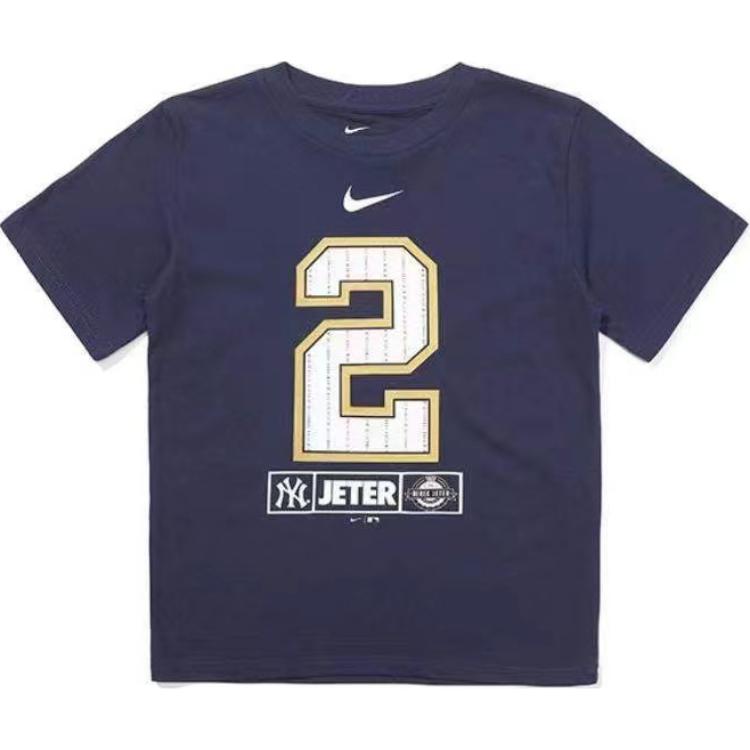 Футболка X MLB для детей 3-7 лет Nike, темно-синий — фото 4