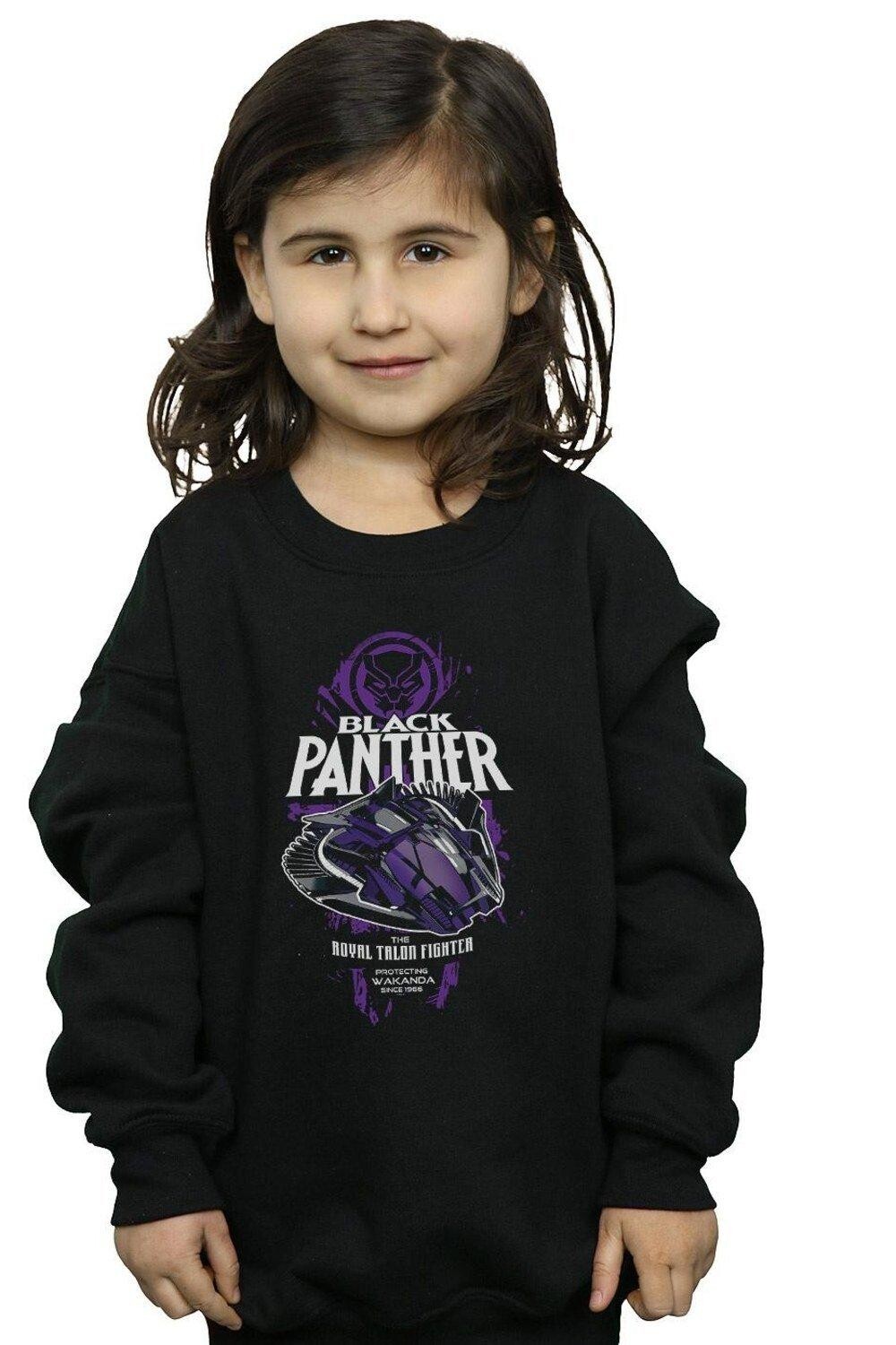 

Толстовка со значком бойца Black Panther Talon Marvel, черный