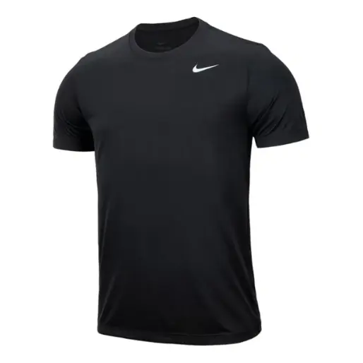 

Футболка dri-fit fitness t-shirt asia sizing 'black' Nike, черный