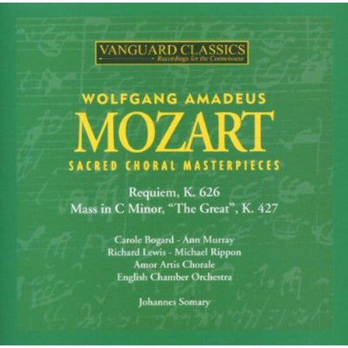 

CD диск Mozart / Bogard / Murray / Lewis / Rippon / Somary: Choral Masterpieces
