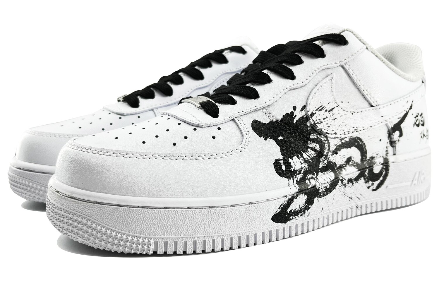 

Кроссовки Nike Air Force 1 Skateboard Shoes Men Low-Top Black