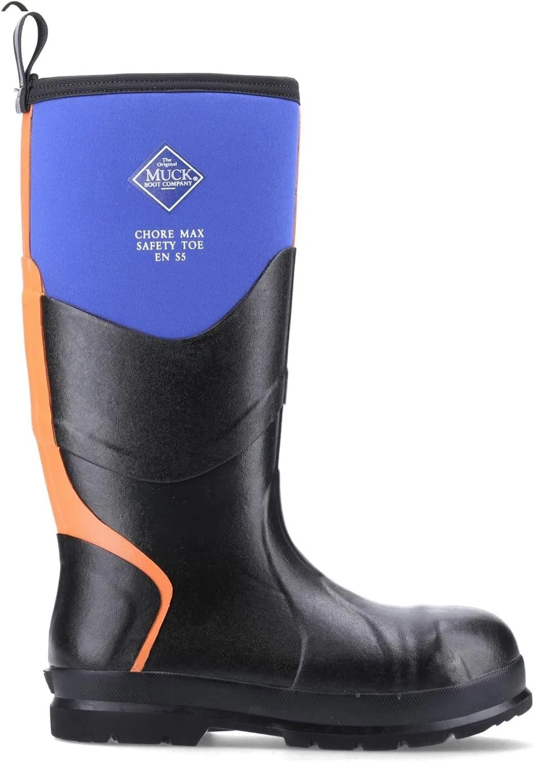 Защитные ботинки Muck Boots Chore Max S5 черного цвета с резиновым защитным носком и стальной подошвой Welllington