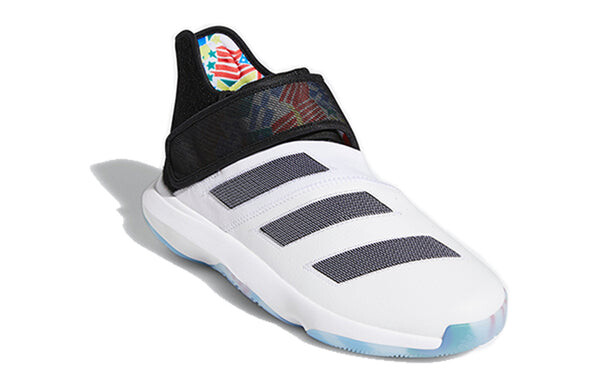 Кроссовки adidas Harden BE 3 BATW White Black, белый — фото 3
