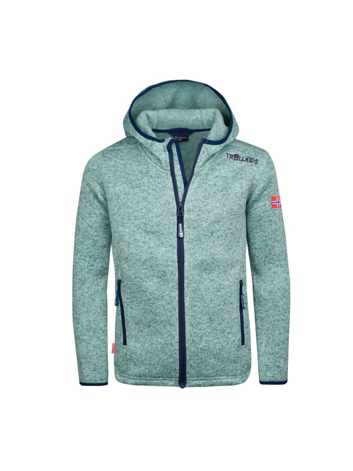 

Trollkids Флисовая куртка Jondalen XT ледниково-зеленого цвета
