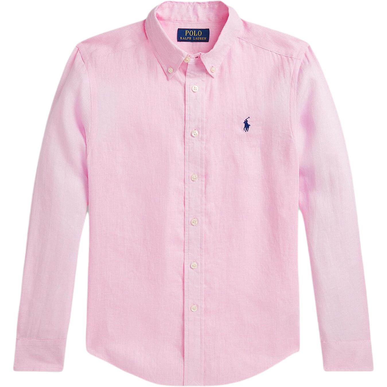 Polo Ralph Lauren Рубашка весна осень Kids' Pink — фото 3
