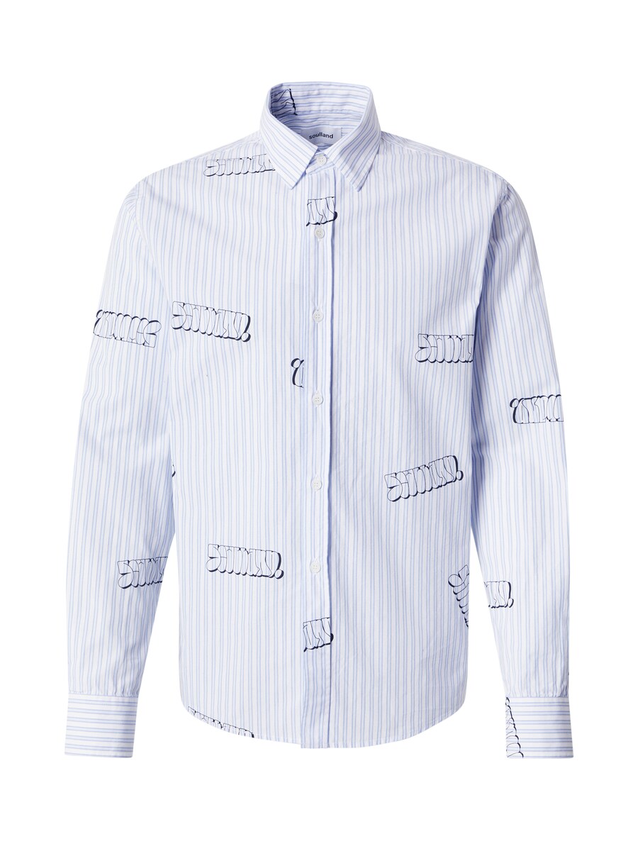 

Рубашка на пуговицах классического кроя Soulland RADO, Light blue