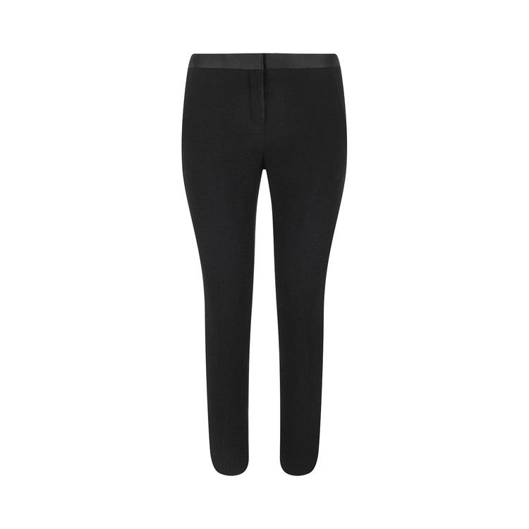 

Брюки Versace Cropped Regular Fit Trousers, Black