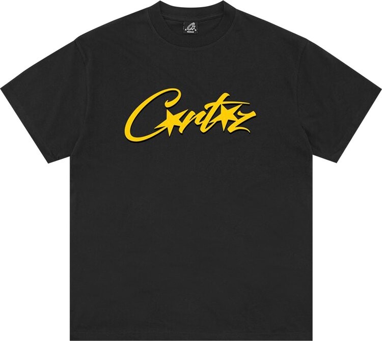 

Футболка Corteiz OG Allstarz *New Blank* 'Black/Yellow', черный