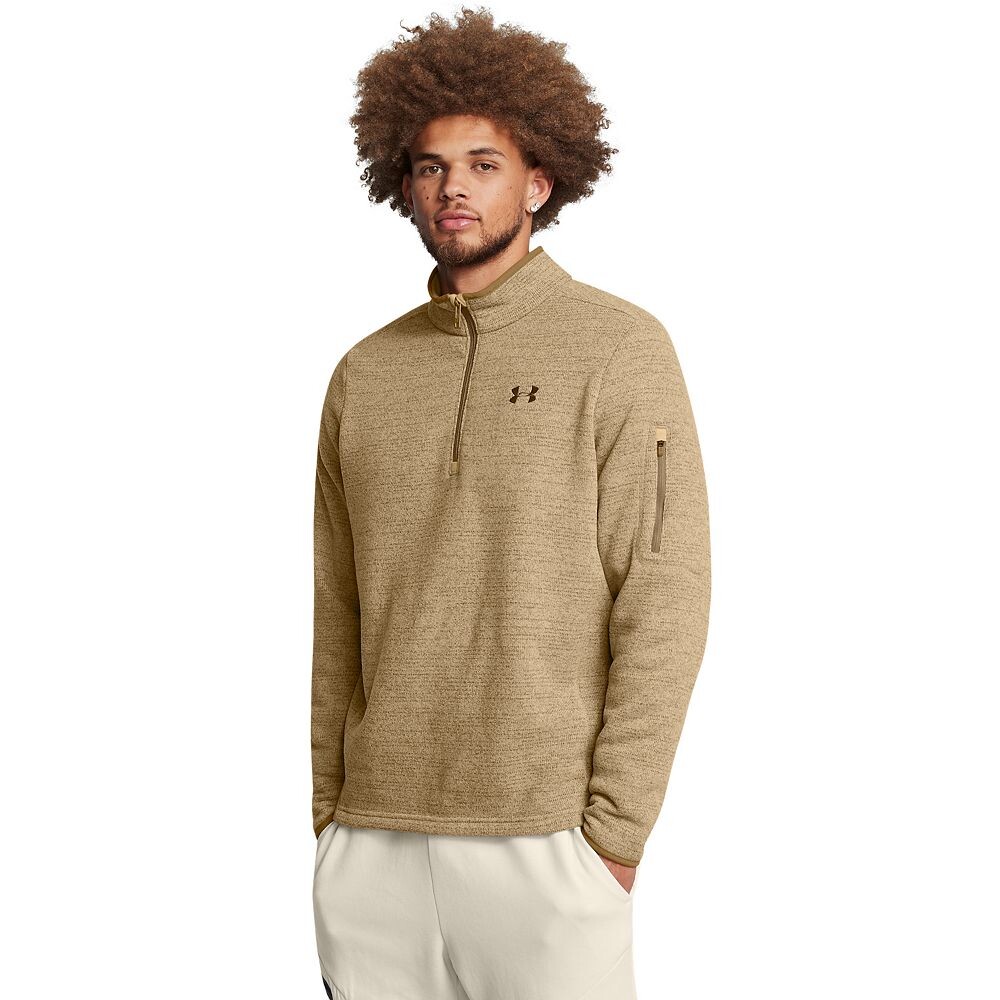 

Мужской свитер с молнией на четверть от Under Armour Specialist, цвет Khaki
