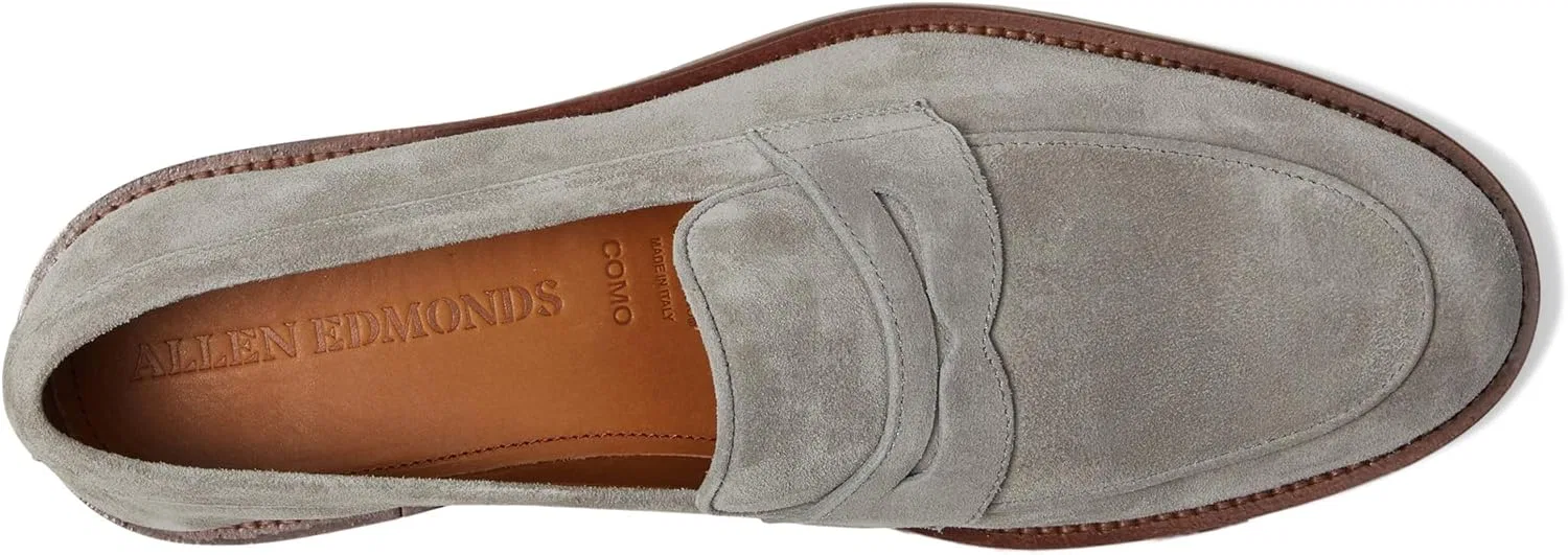 Лоферы из кожи Allen Edmonds, серый — фото 2