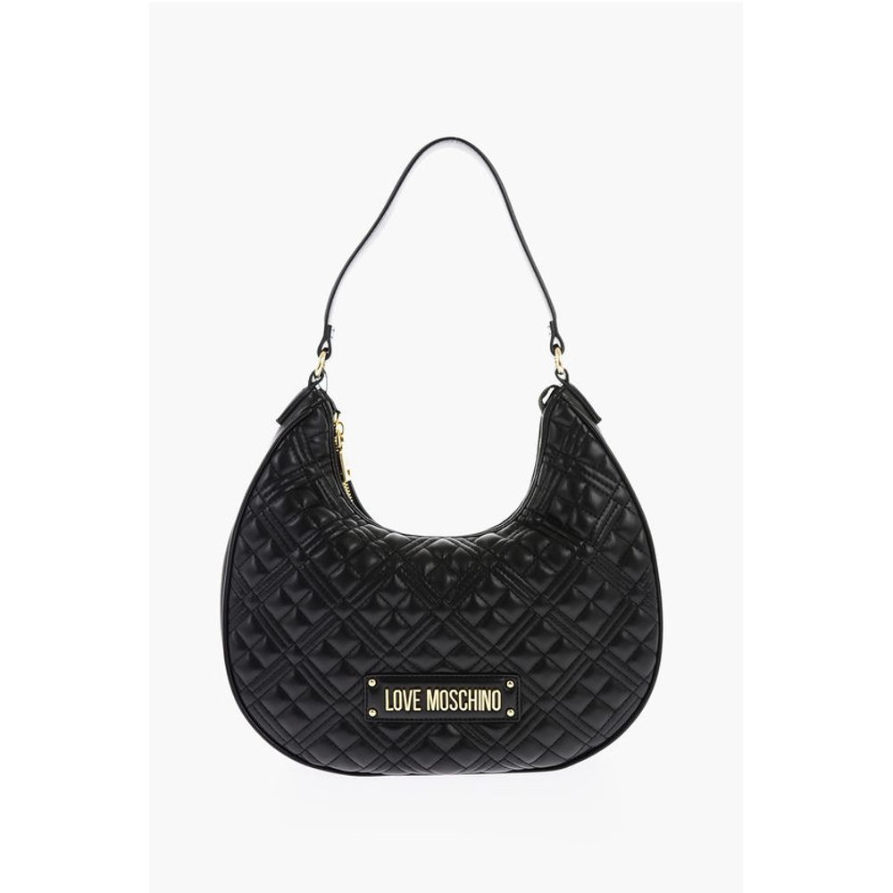 

Черная полиэтиленовая сумка через плечо Moschino, Black
