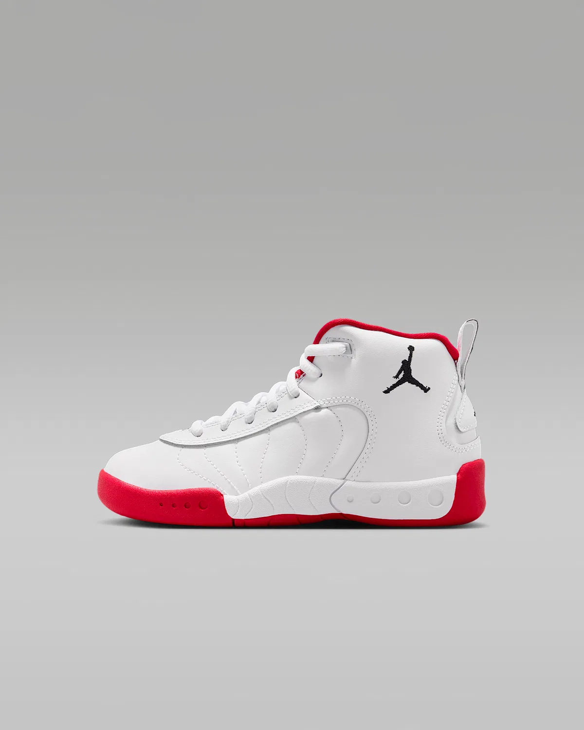 Кроссовки Jordan Jumpman Pro для детей, White/True Red/Metallic Silver/Black