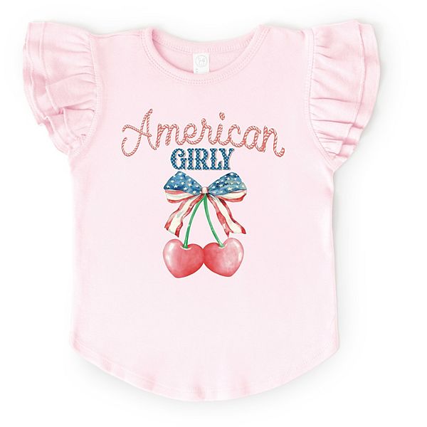 

Футболка American girly с рукавами-крылышками в стиле кокет The Juniper Shop, Ballerina