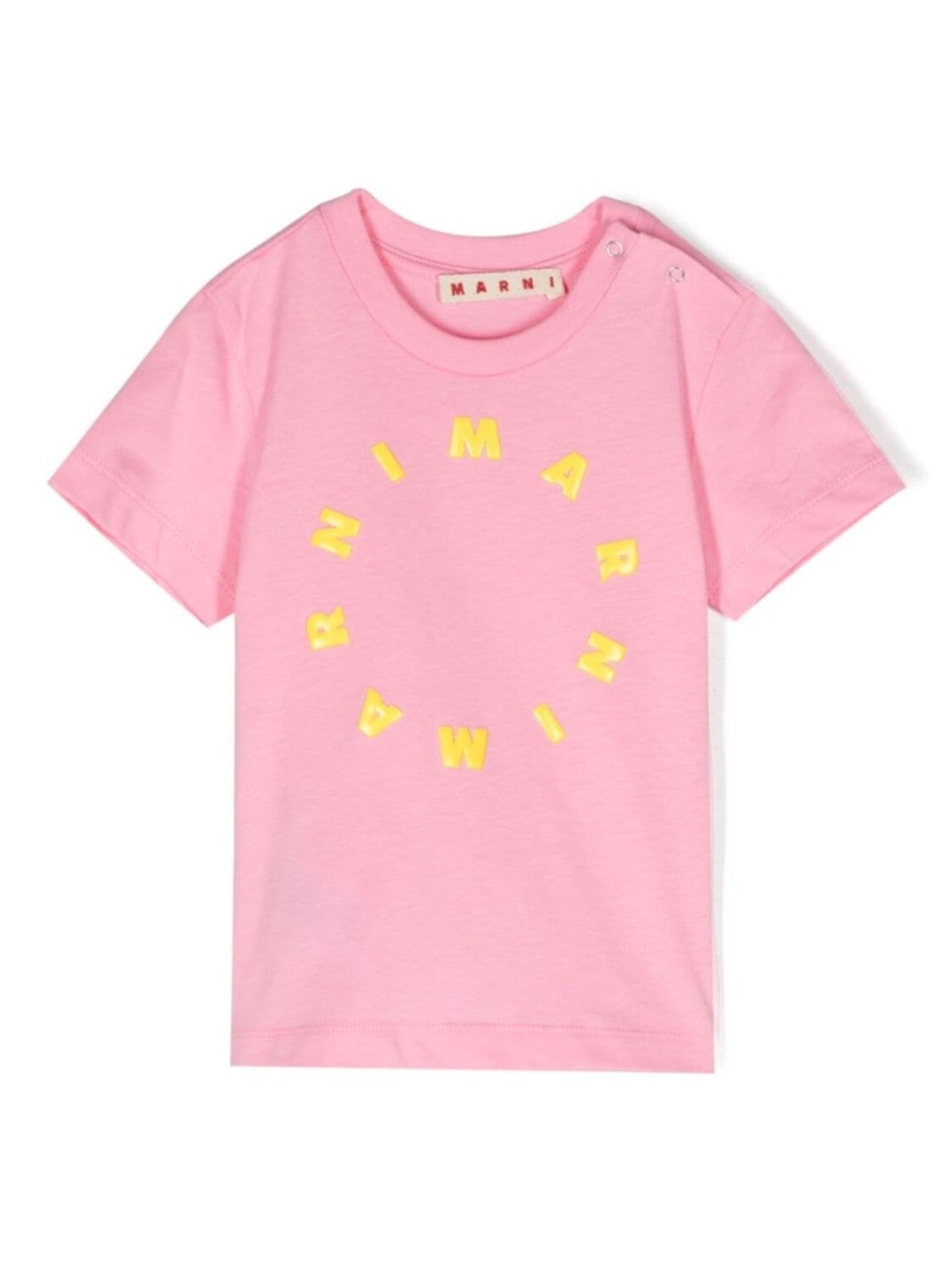 

Футболка с логотипом Marni Kids, розовый