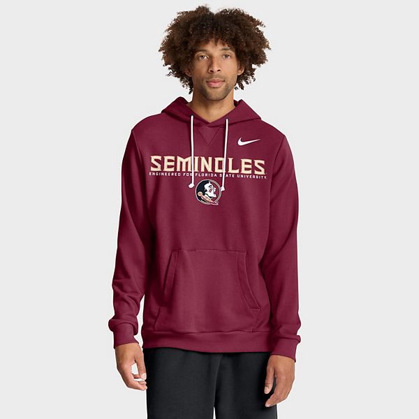 Мужская толстовка garnet florida state seminoles 2025 sideline standard issue dri-fit Nike