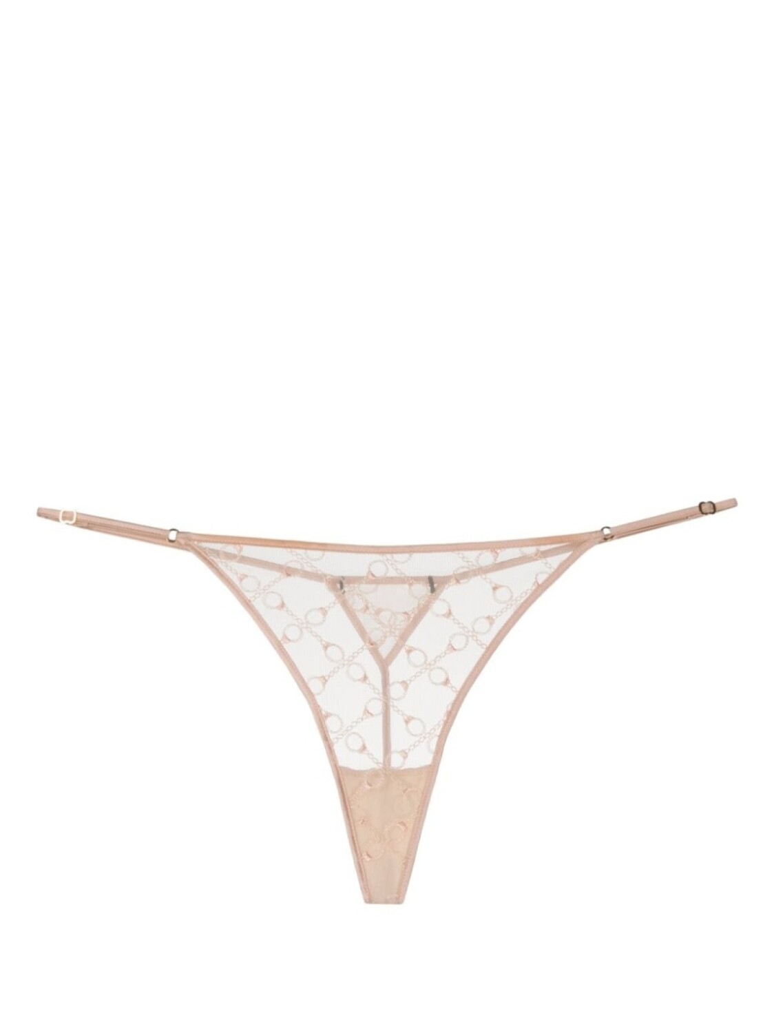 

Kiki de Montparnasse кружевные трусы-стринги, розовый