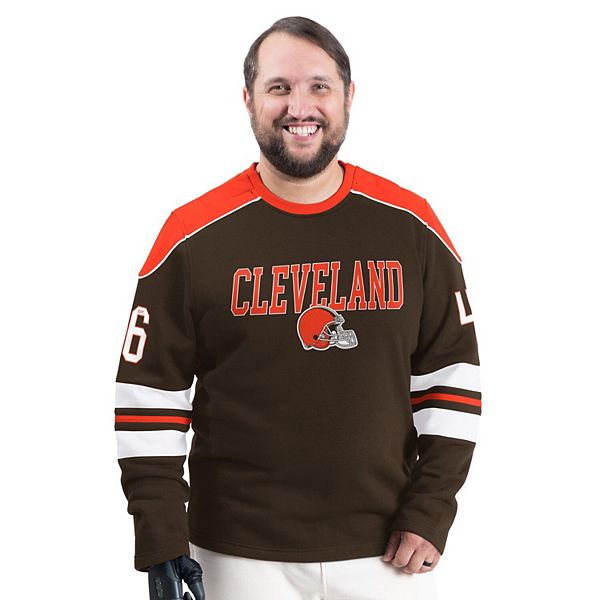 

Мужской коричневый свитшот Cleveland Browns Adaptive Lord Stanley G-Iii Sports By Carl Banks