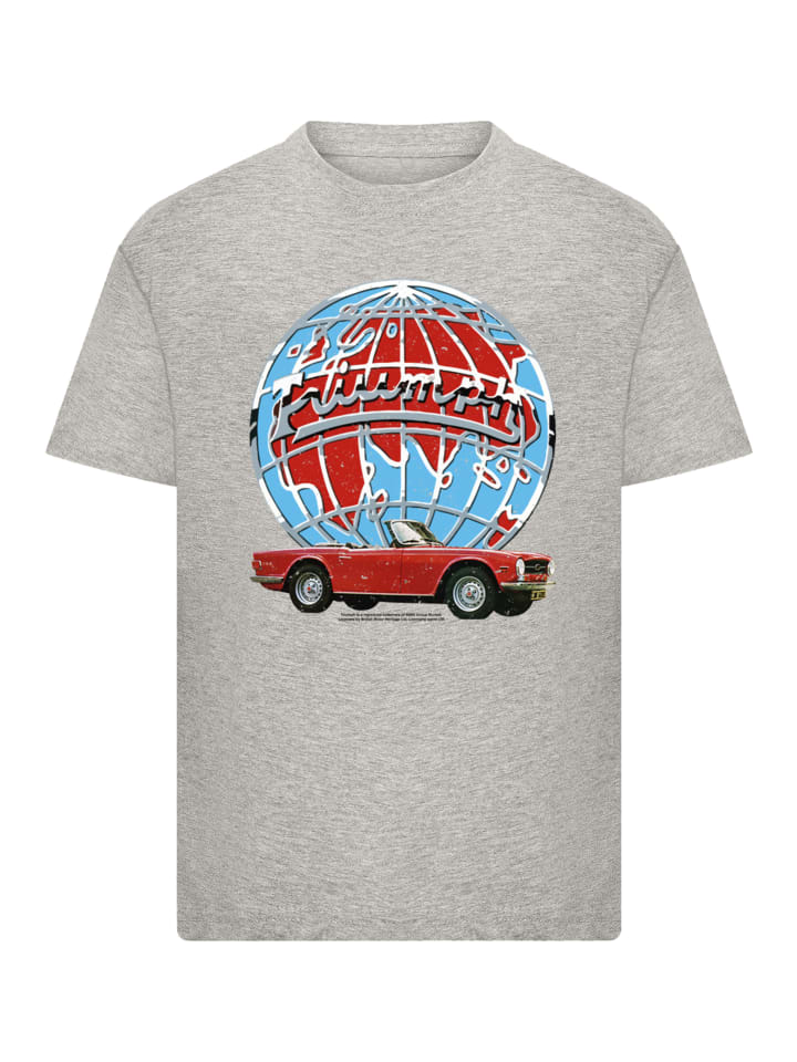 

Футболка British Motor Heritage Triumph Sports Car 1970 в серых крапинках F4NT4STIC