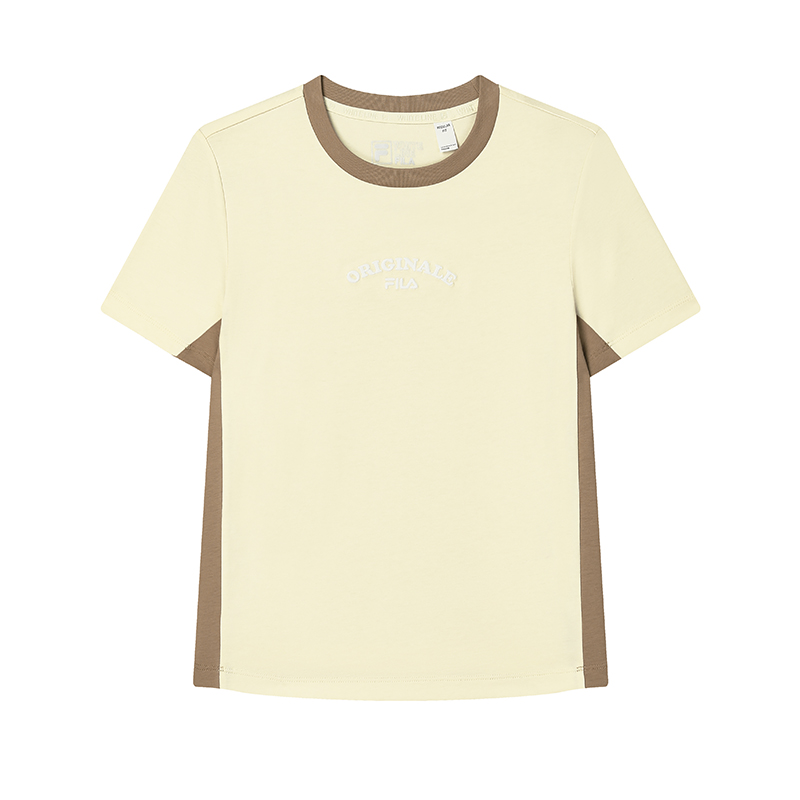

Футболка Regular женская светло-темно-желтая FILA, светло-темно-желтый