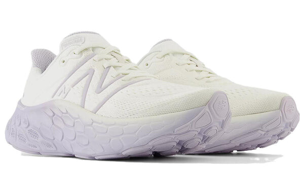 Кроссовки New Balance Fresh Foam X More v4, белый/фиолетовый — фото 2
