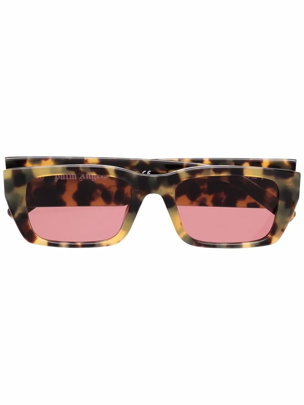 

Солнцезащитные очки Palm в прямоугольной оправе Palm Angels Eyewear, коричневый