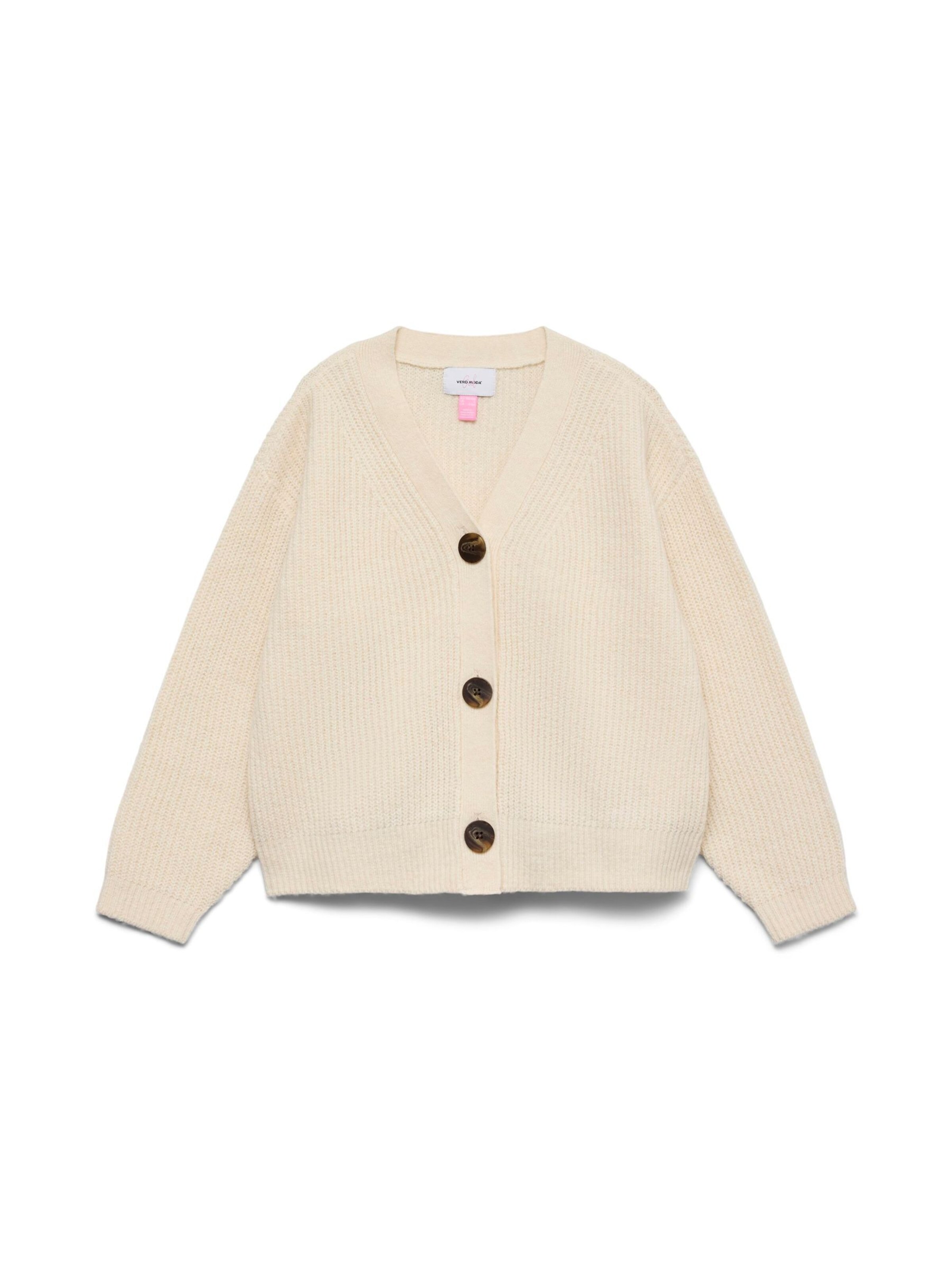 

Vero Moda Girl Вязаный кардиган 'ARIES' в цвете экрю