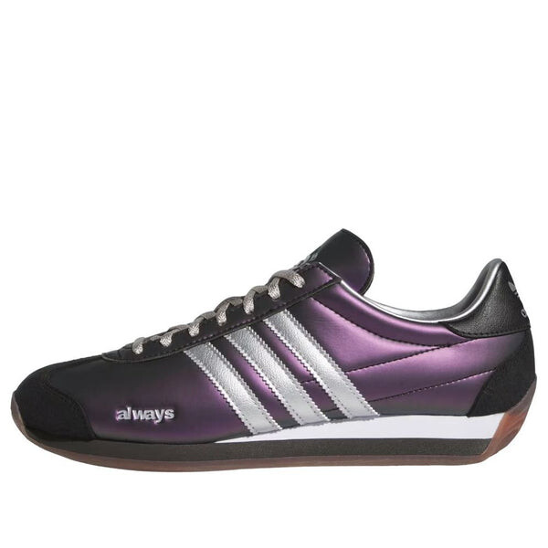 

Кроссовки country x always 'purple silver metallic' Adidas, фиолетовый