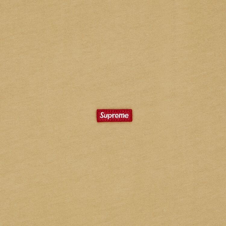 Футболка Supreme Small Box Long-Sleeve Tee Dark Tan, желто-коричневый — фото 2