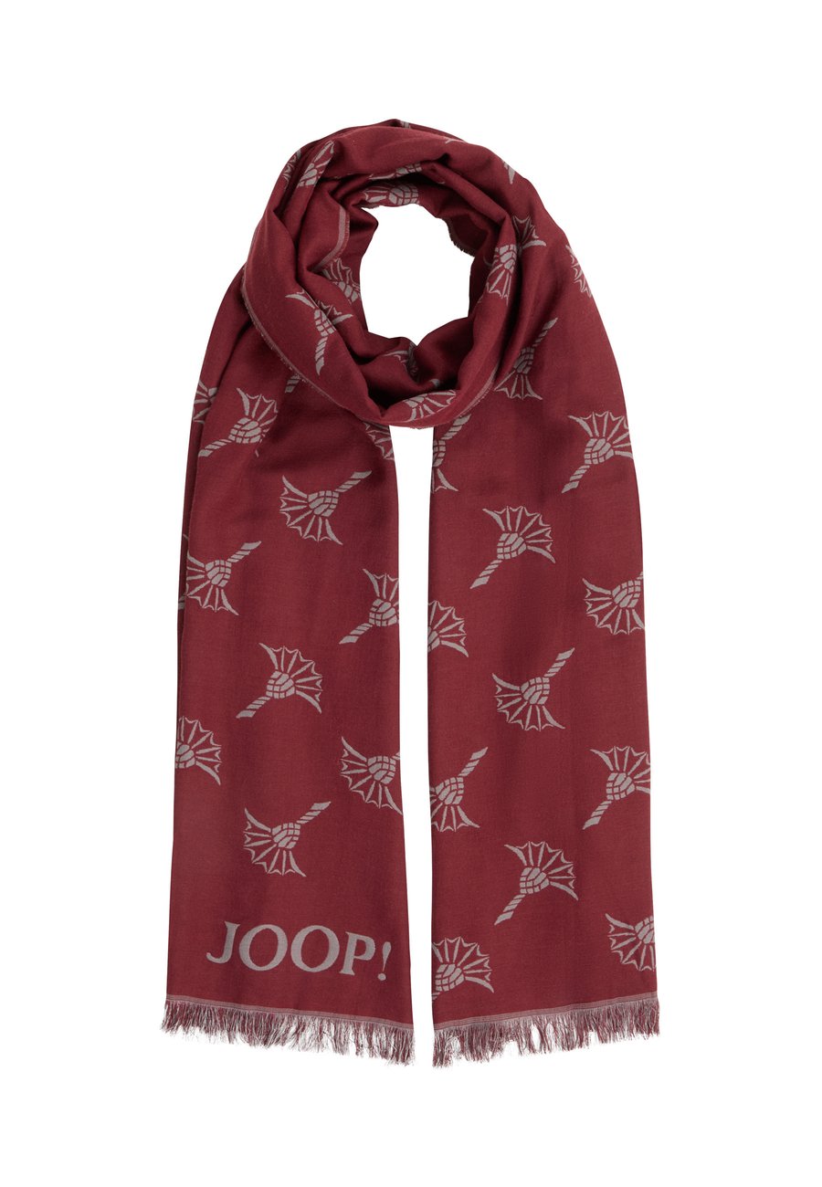 

Шарф JOOP! FERIS, Bordeaux/Grau Gemustert/Red