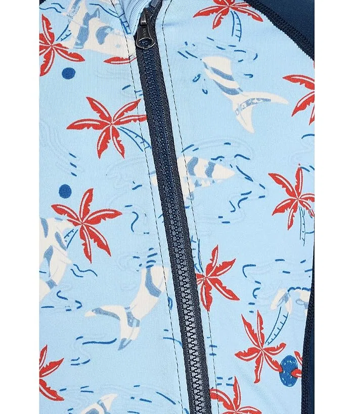 Комбинезон с UPF 50 Sandy Shores II Sunsuit Columbia Kids, Ripple Blue Sharktime/Collegiate Navy — фото 3