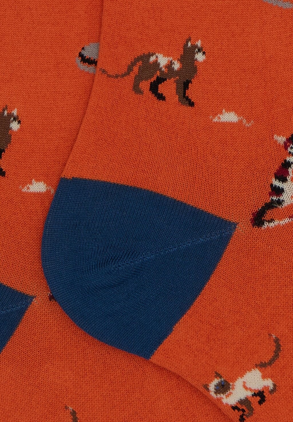 

Носки выше колена WITH CAT MOUSE AND YARN Gallo, оранжевый