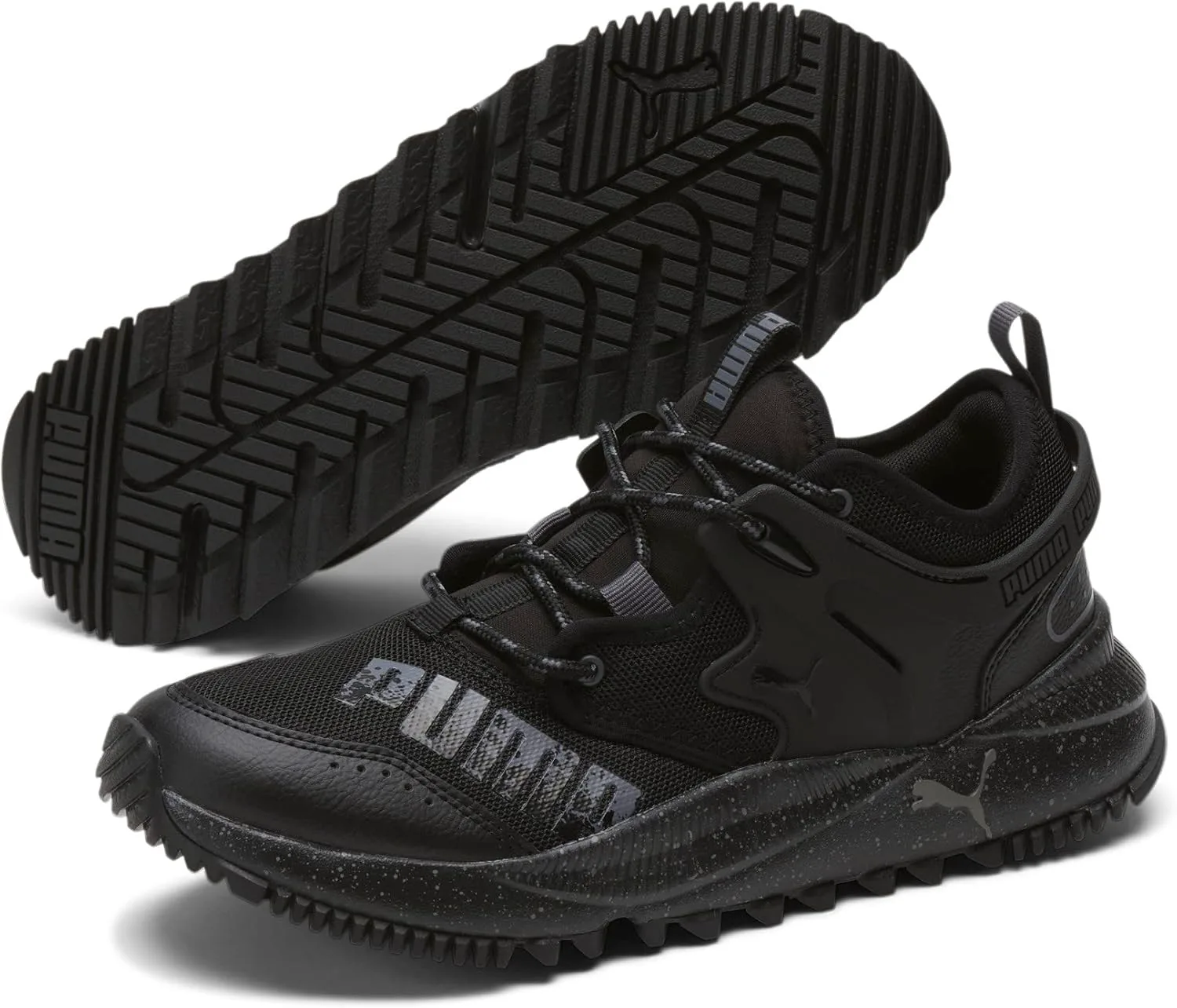 Мужские кроссовки Puma Pacer Future Slip On, Puma Black-Burnt Red, черный — фото 4