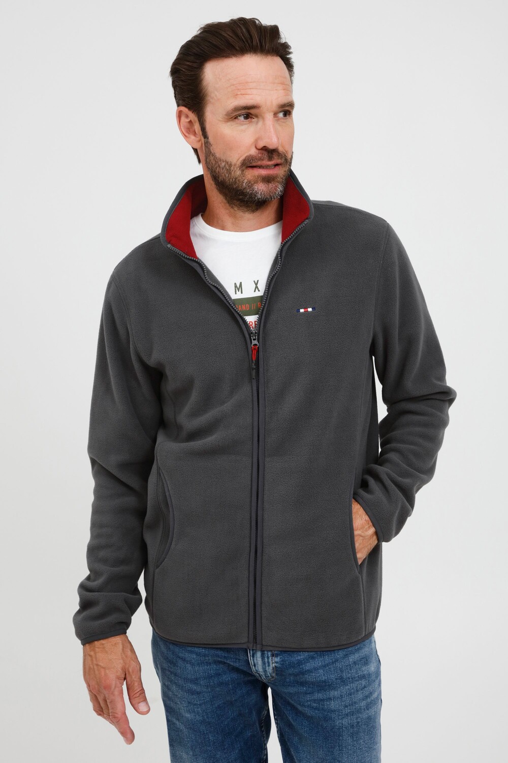 

Куртка FQ1924 Fleecejacke FQBror, серый