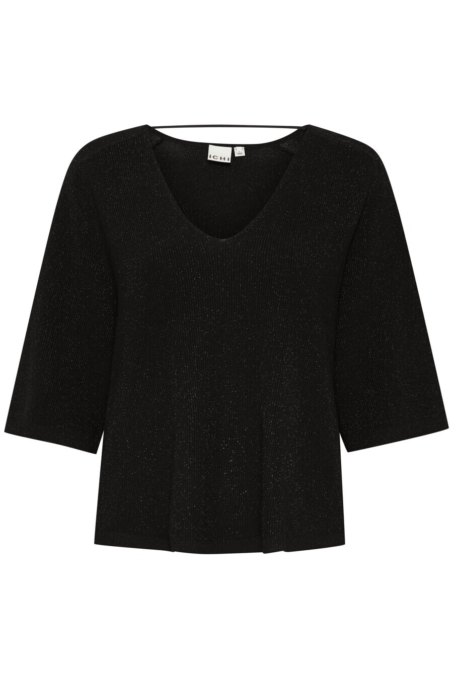 

Тонкий вязаный свитер ICHI Sweater CODY, черный