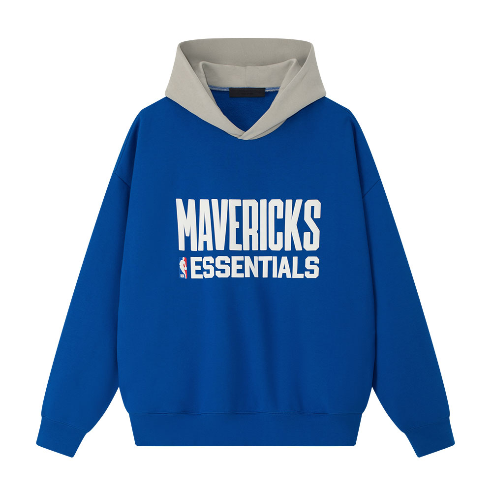 

Толстовка NBA FW25 MAVS Sports Fit мужская Fear Of God Essentials, синий sapphire/темно-heather/batman синий/темно-oat