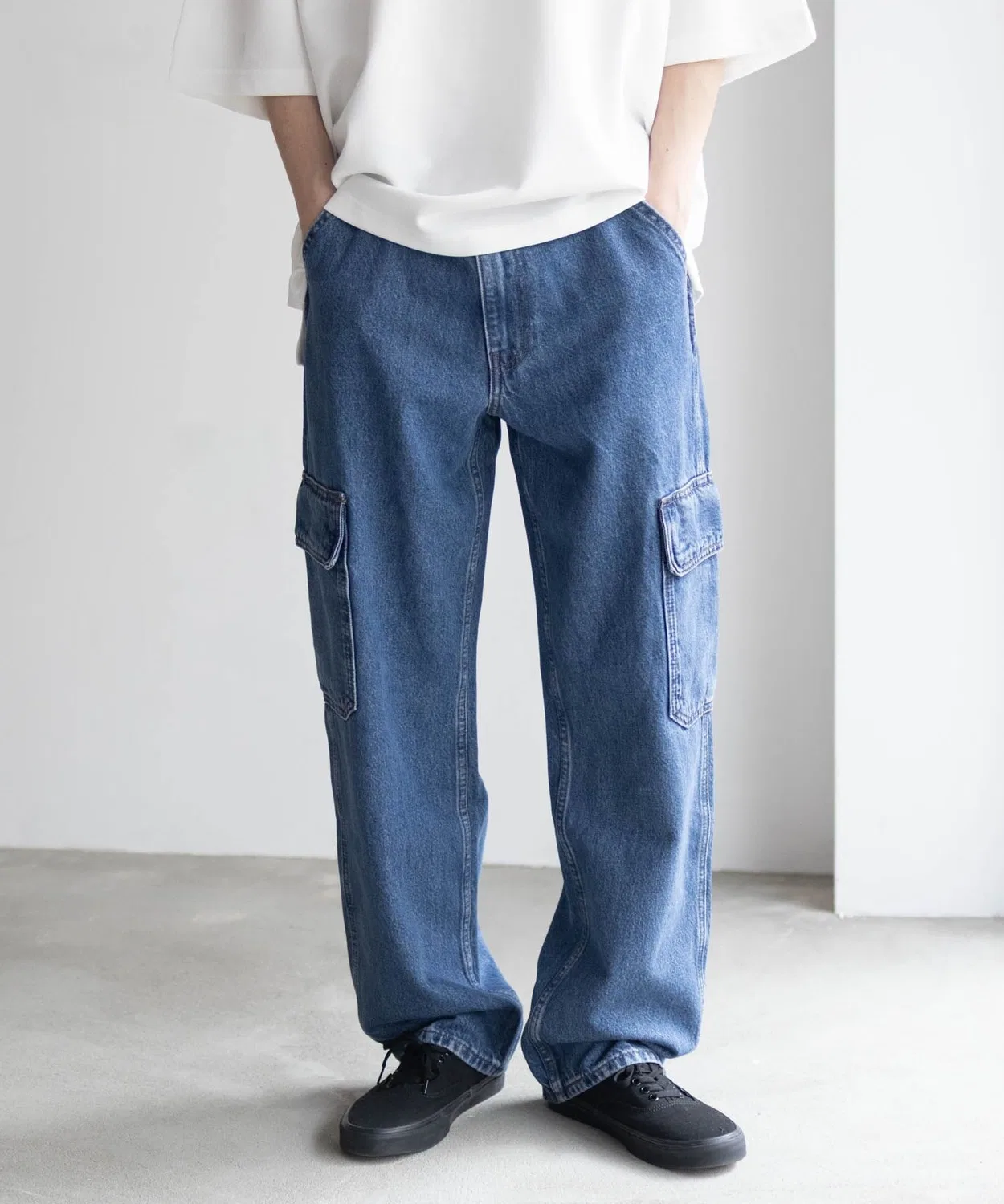 Штаны карго свободные Levi's 568 Loose Cargo, синие — фото 2