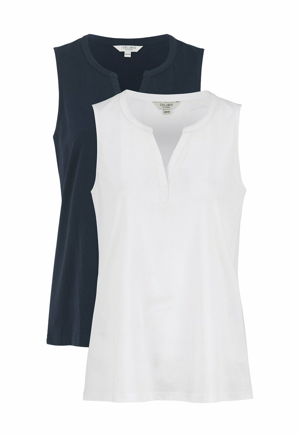

Топ SLEEVELESS 2 PACK Cellbes of Sweden, цвет White+Navy