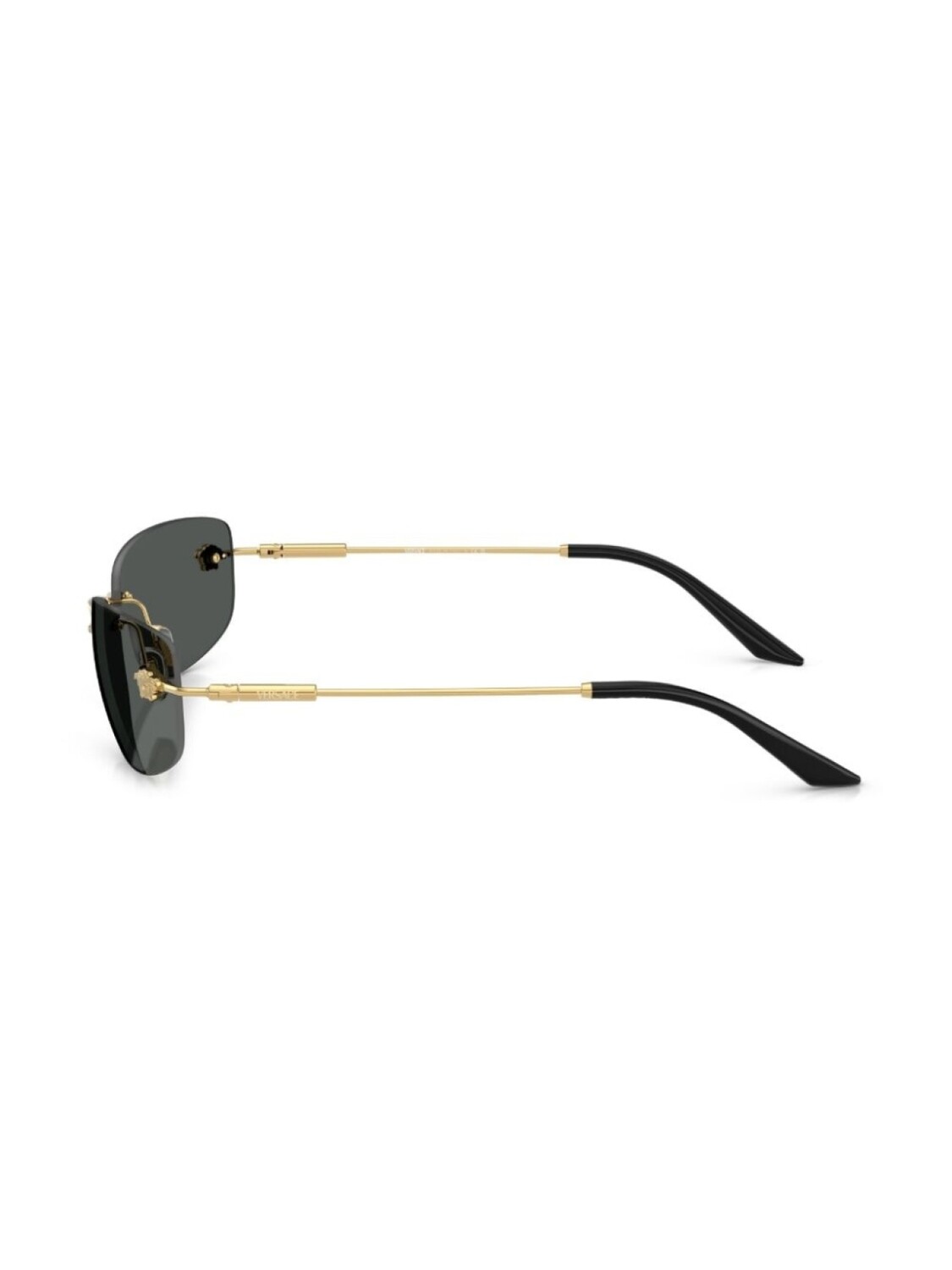 Солнцезащитные очки в прямоугольной оправе Versace Eyewear, золотой — фото 3
