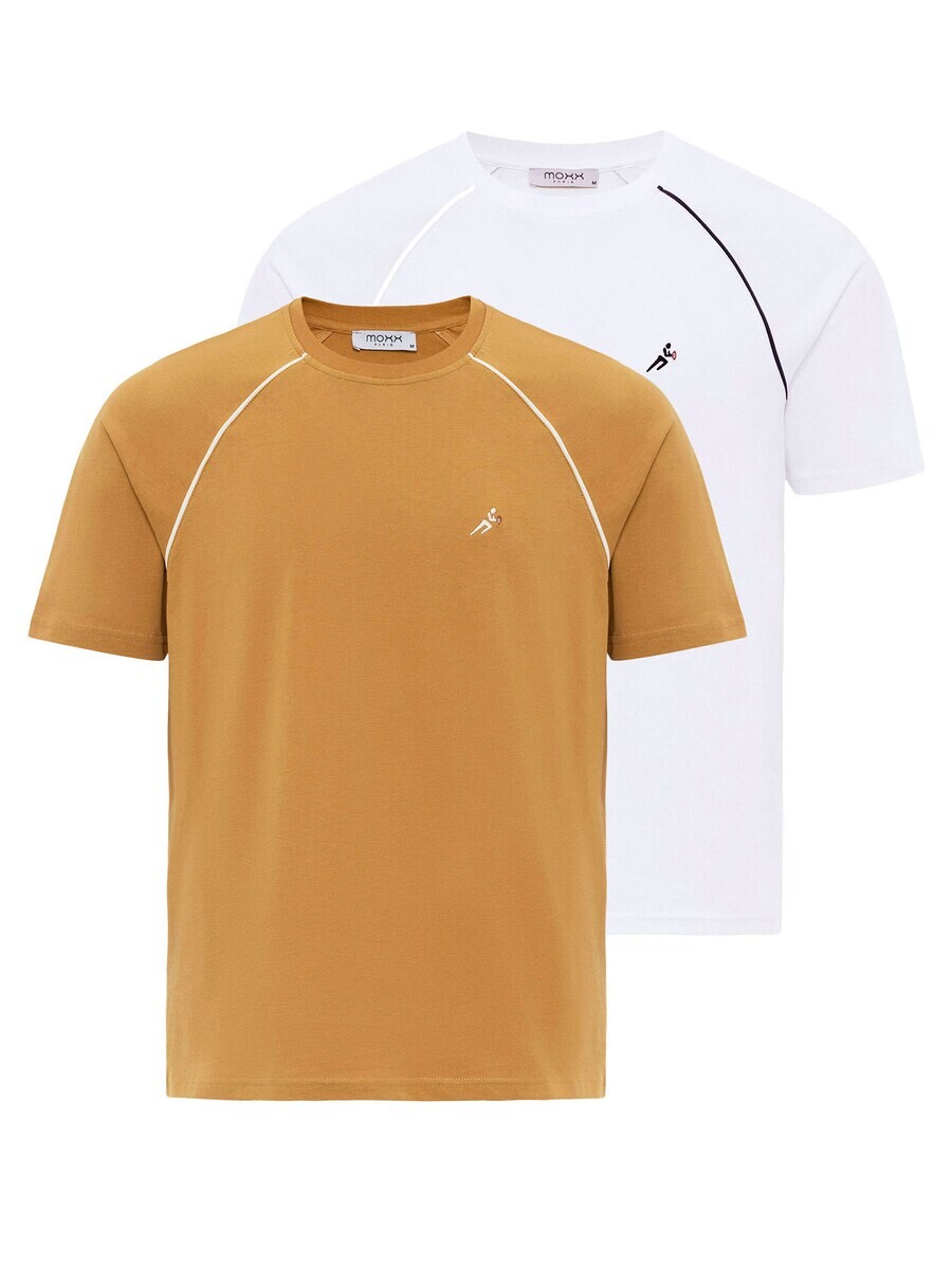 

Классическая футболка Moxx Paris Shirt, цвет yellow/white