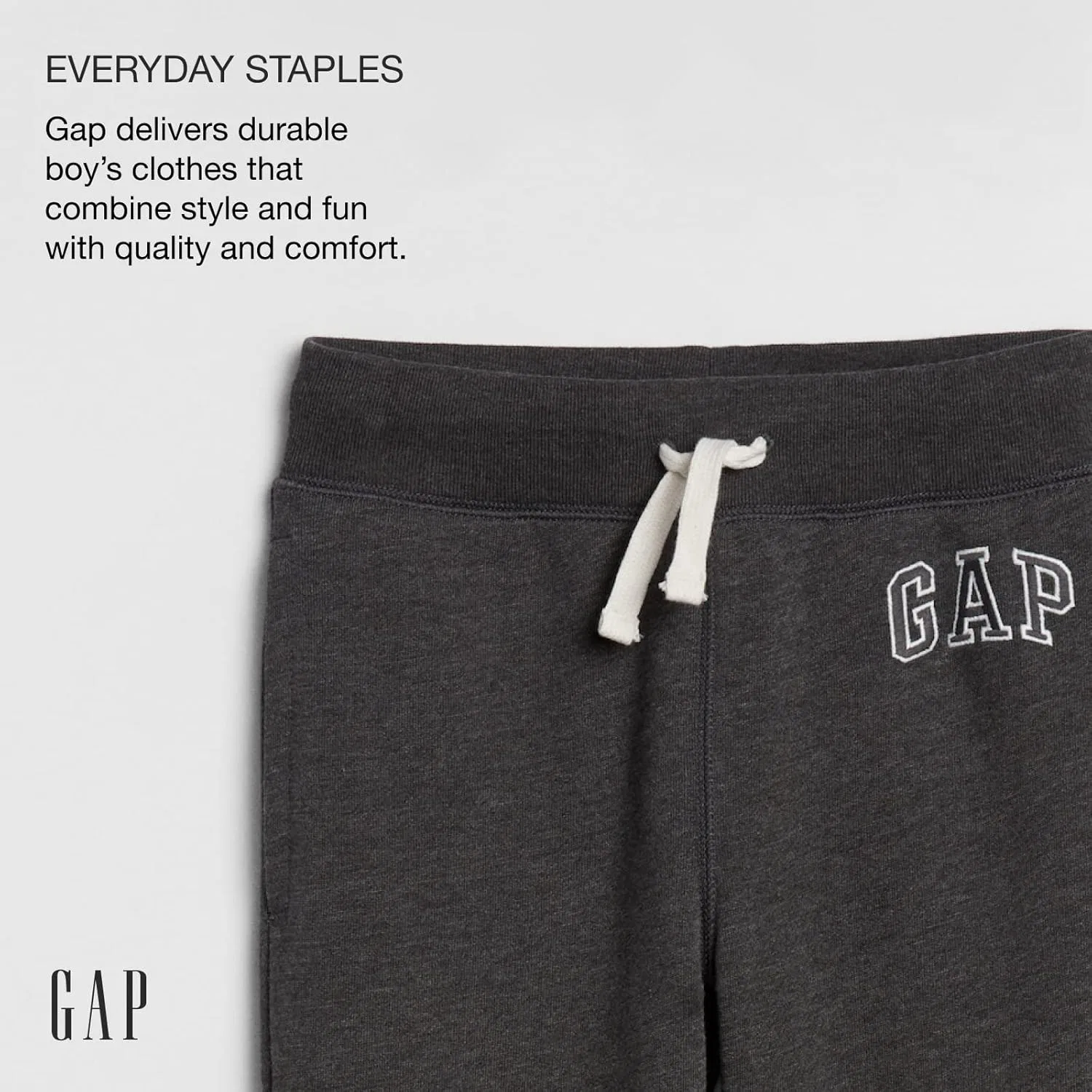 Спортивные брюки-джоггеры Gap Boys Heritage Logo Pull-on, Blue Camo — фото 3